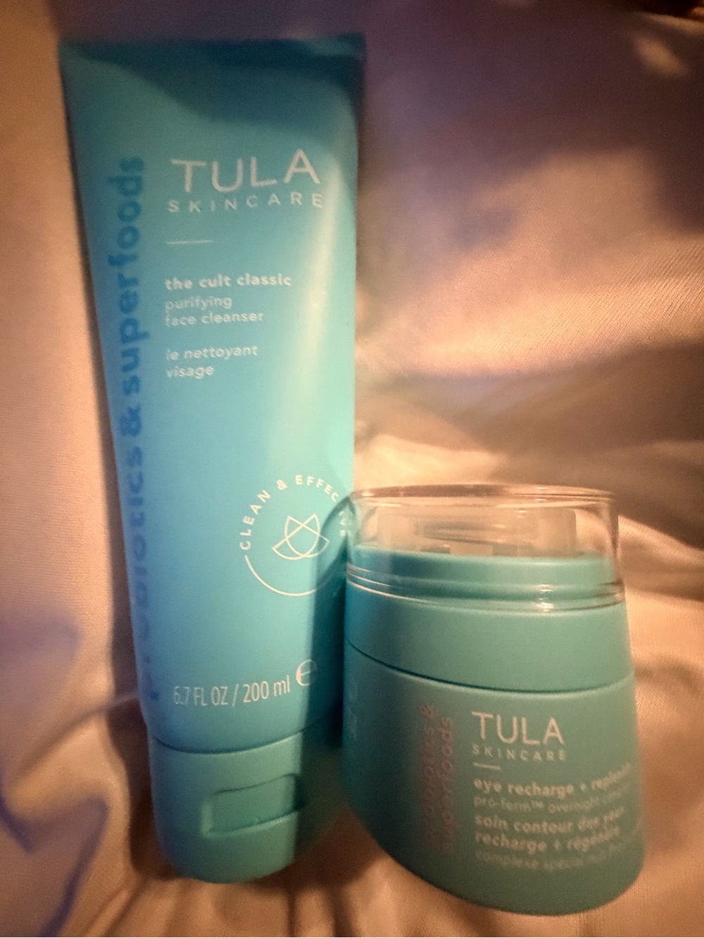 Tula Purifying Face Cleanser & Eye Recharge Duo